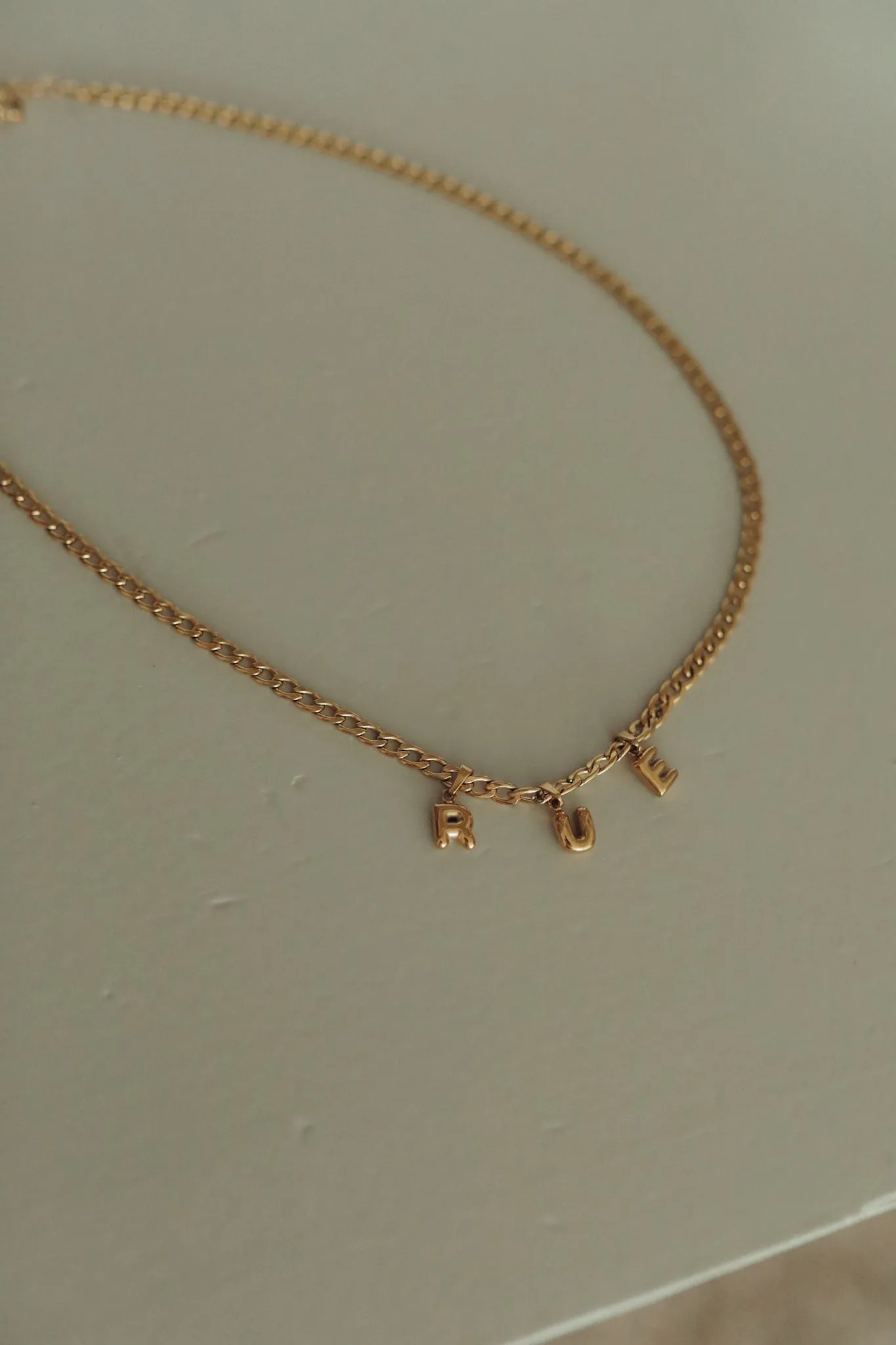Rae by Alter Ego: 18k Gold Chain For Personalized Initial Necklace