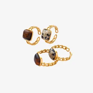 Raw Gemstone Ring