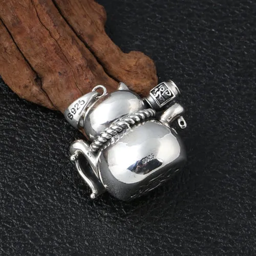 Real 925 Sterling Silver Pendant Cat Jewelry
