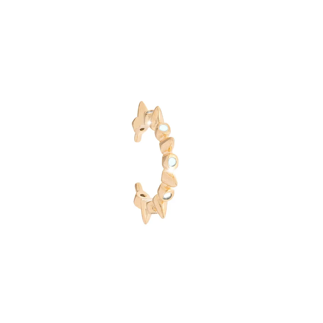 Rebecca Gold Spike Cuff