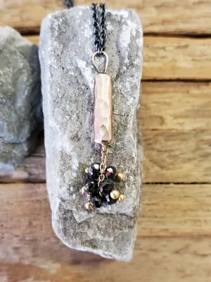 Rebecca Overmann 14K/18K Pendant Black Diamond Necklace