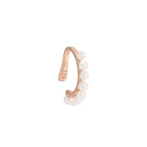 Rebecca Rose Gold Pearl Cuff