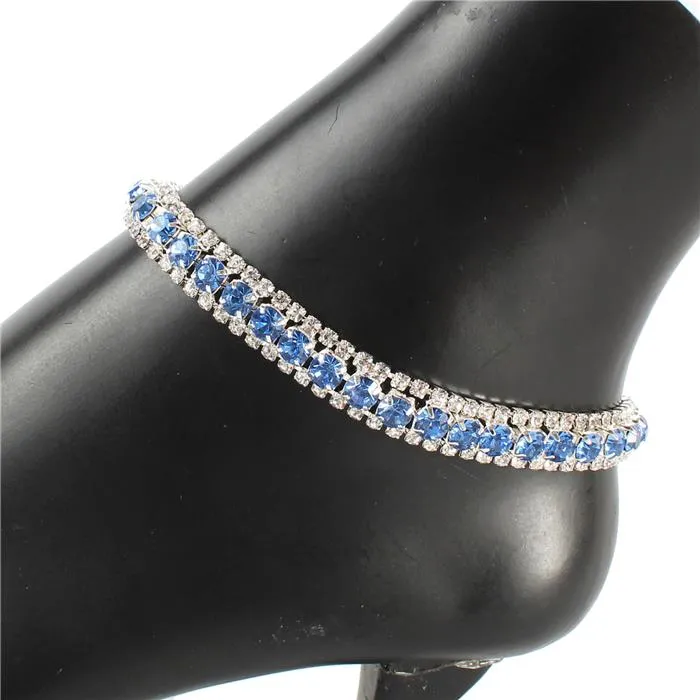 Rhinestone Crystal Anklet