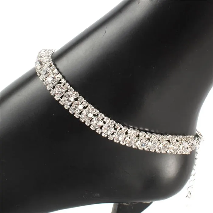 Rhinestone Crystal Anklet