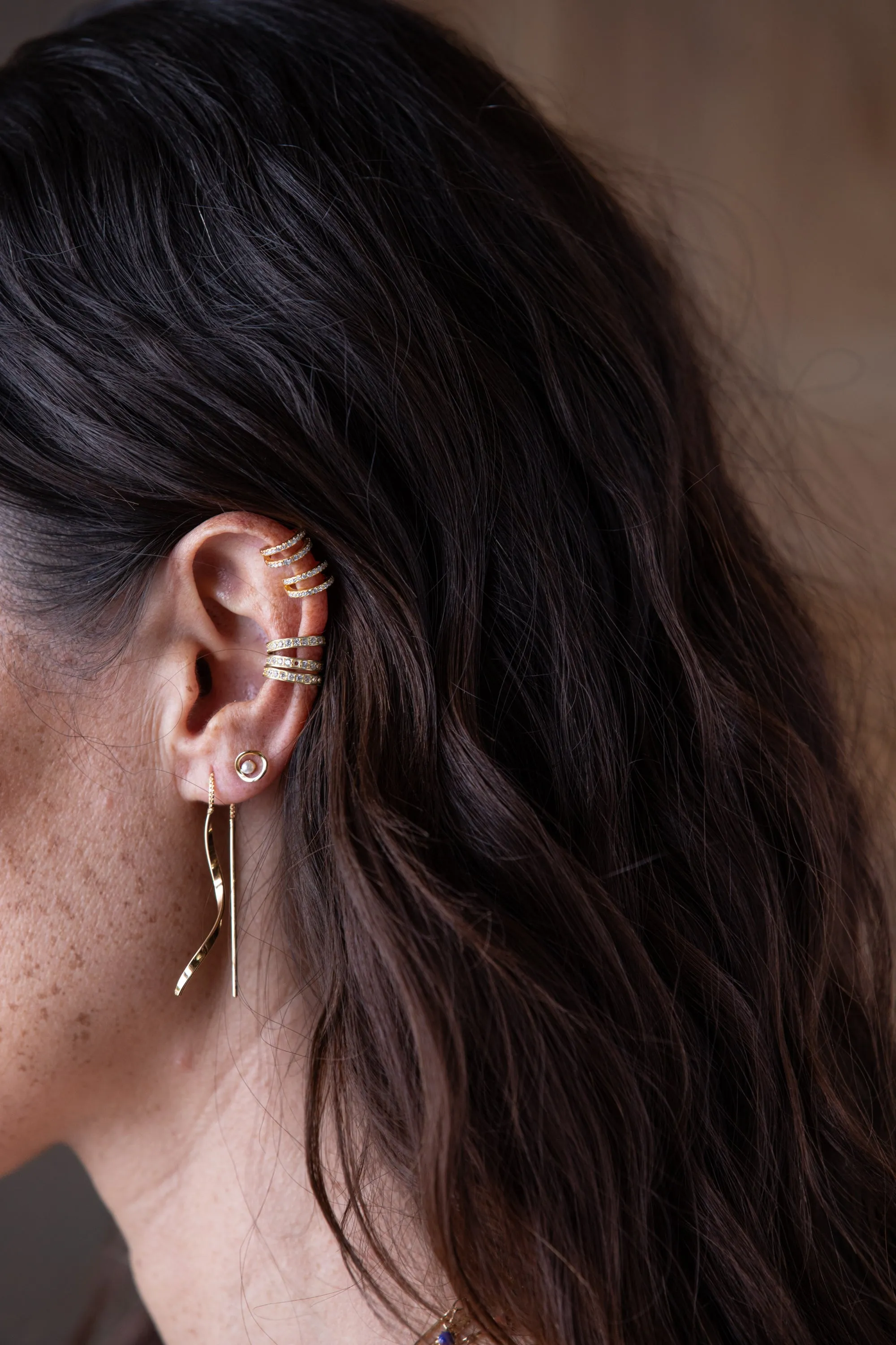Ribbon Threader Earrings