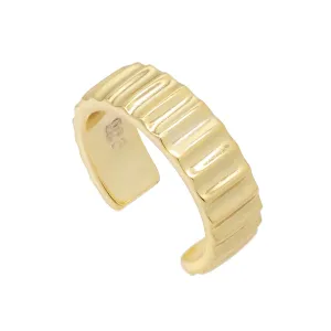 Ridged Ear Cuff