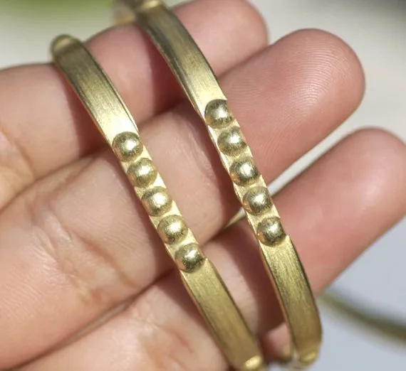 Ring Stock - Dots Clusters - 4.5mm x 1.5mm