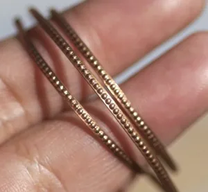 Ring wire - Tiny Dots - 1.5mm x .7mm