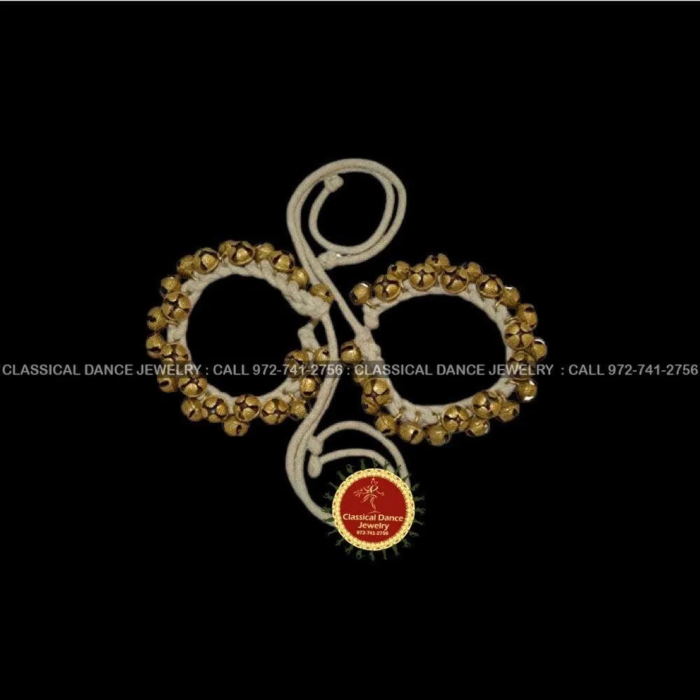 Rope tied bells Ghungroo Kathak Bharatnatyam Kuchipudi | Classical Dance Jewelry