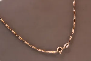 Rose Gold Figaro Chain