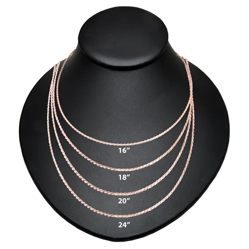 Rose Gold-Filled Rope Chain