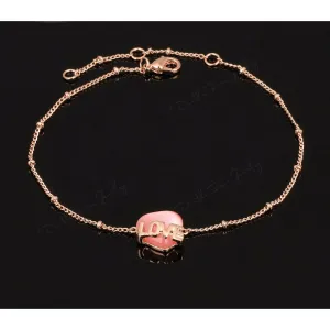 Rose Gold Plated Love Opal