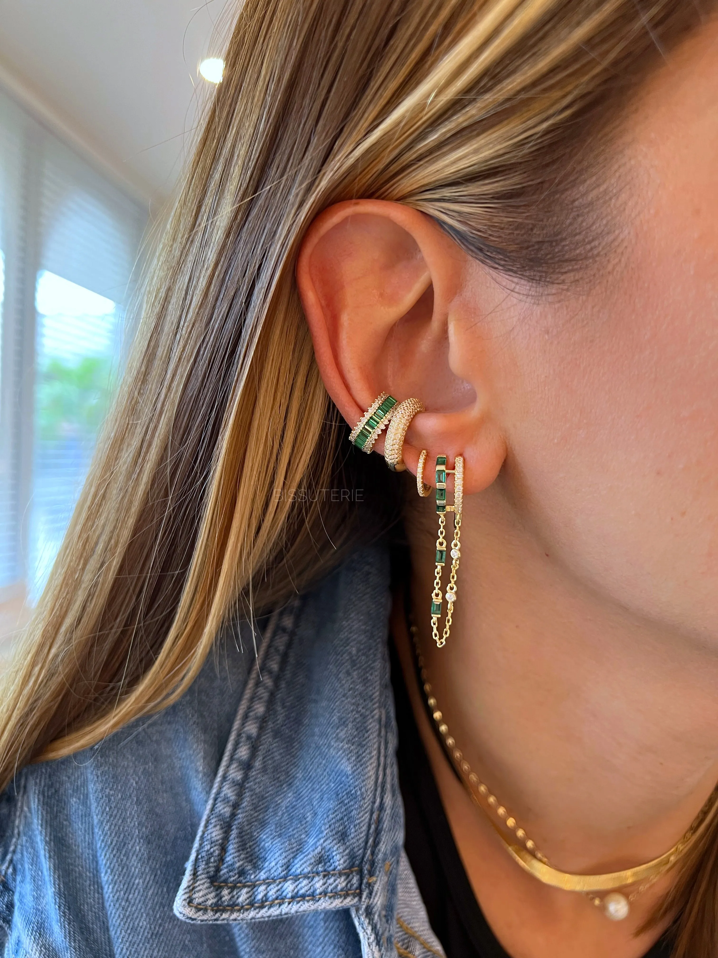 Round Pave Earcuff