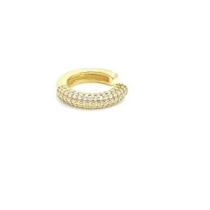 Round Pave Earcuff