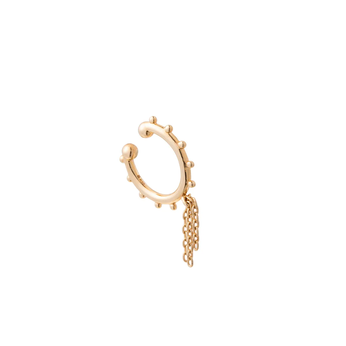 SEA ANEMONE Chain Ear Cuff