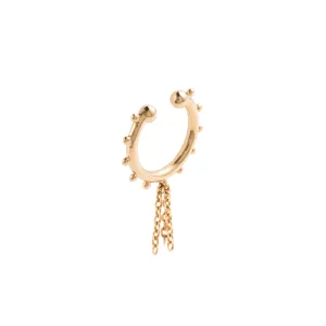 SEA ANEMONE Chain Ear Cuff