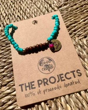Seed bead anklet
