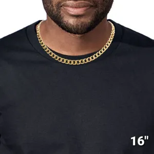 Seoul Stone Gold Cuban Link Chain (6mm)