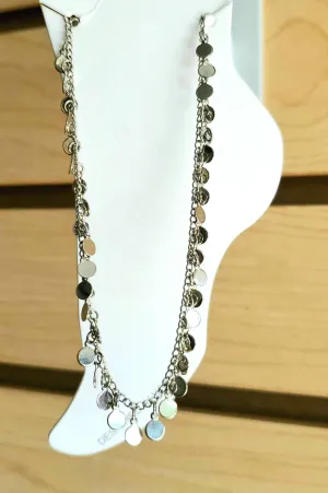 Silver Circle Anklet
