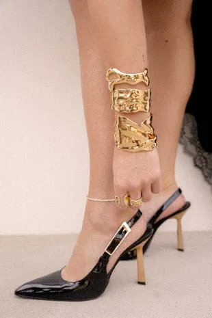 Single Crystal Band Anklet