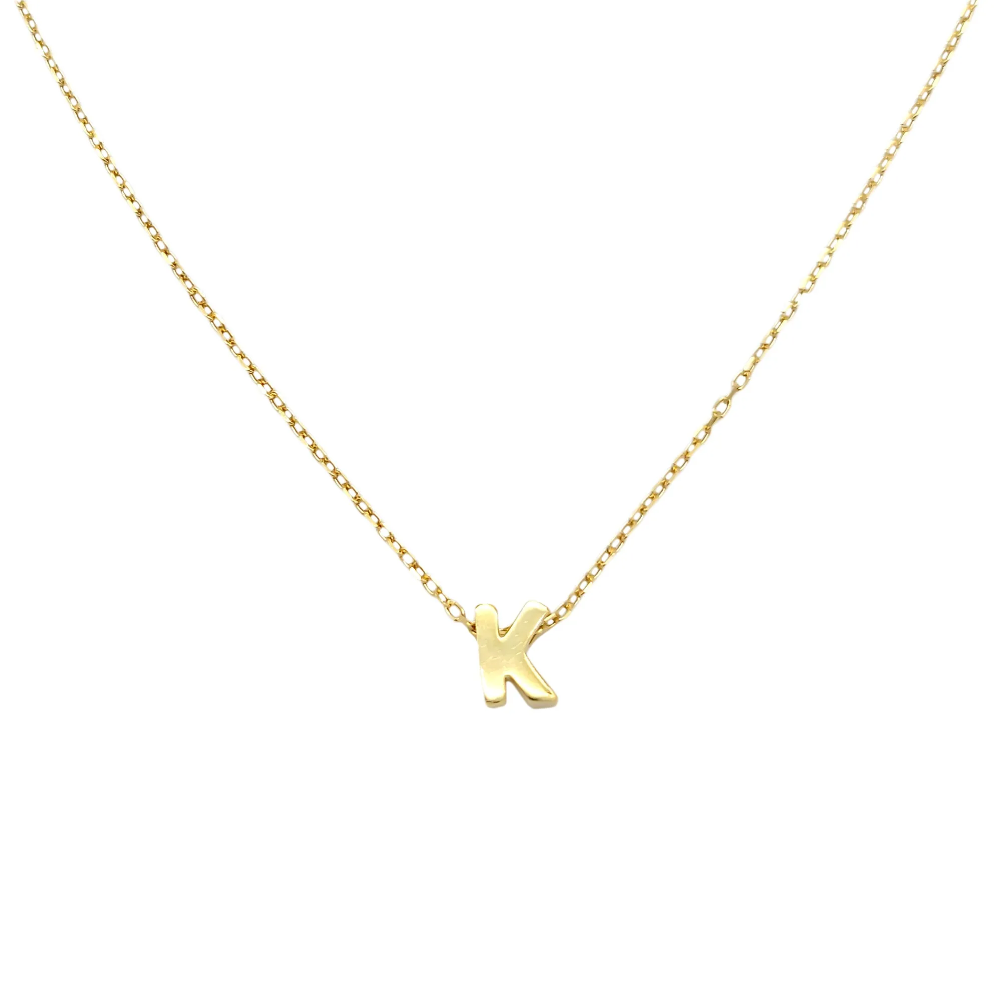 Small Initial Necklace