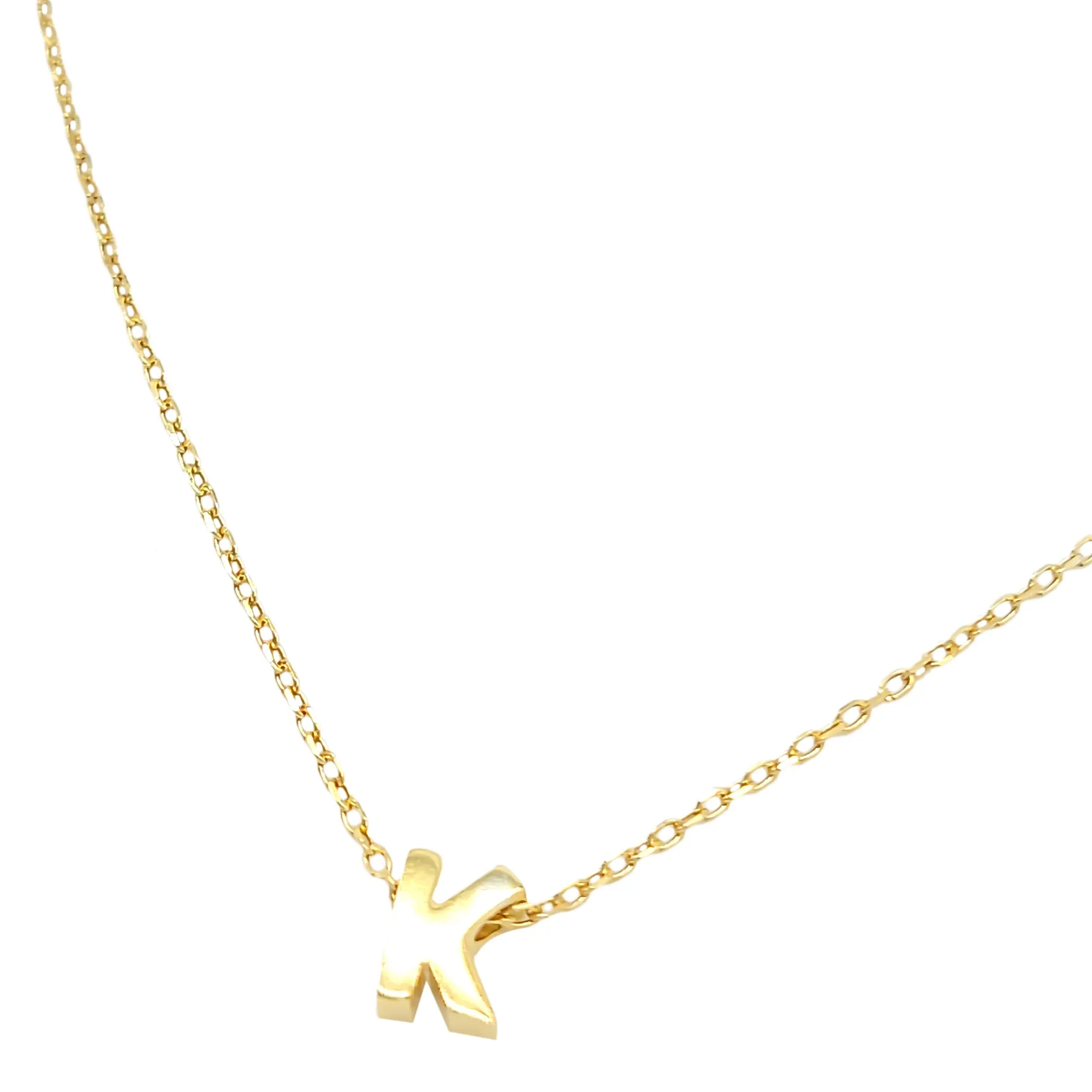Small Initial Necklace