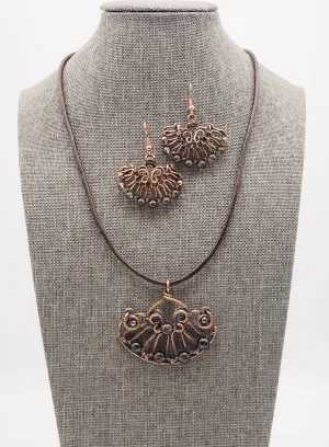 Smoky Quartz Gemstone Bead jewelry Set