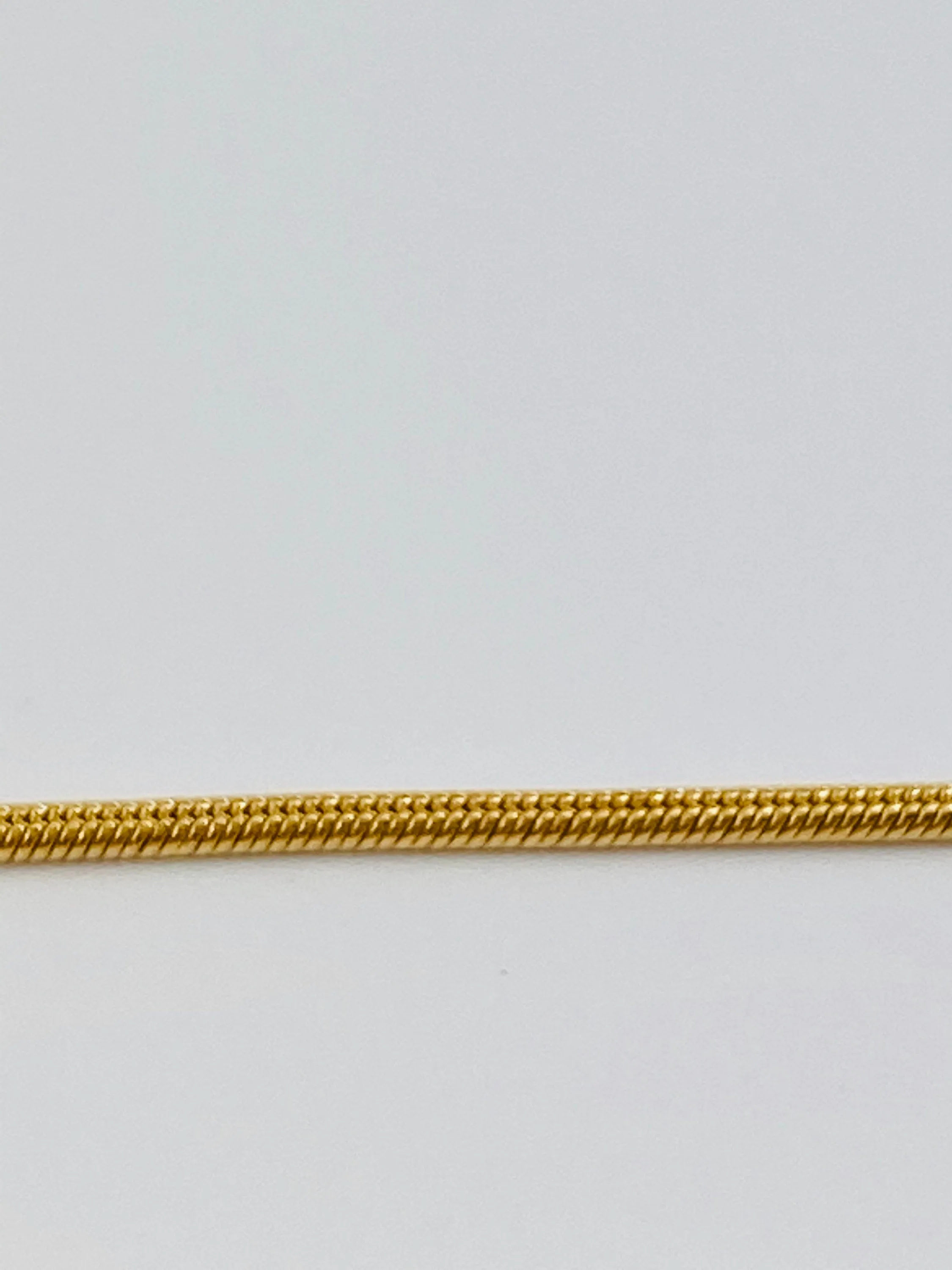 Snake 14KGF Chain SKU:S1.0MMS