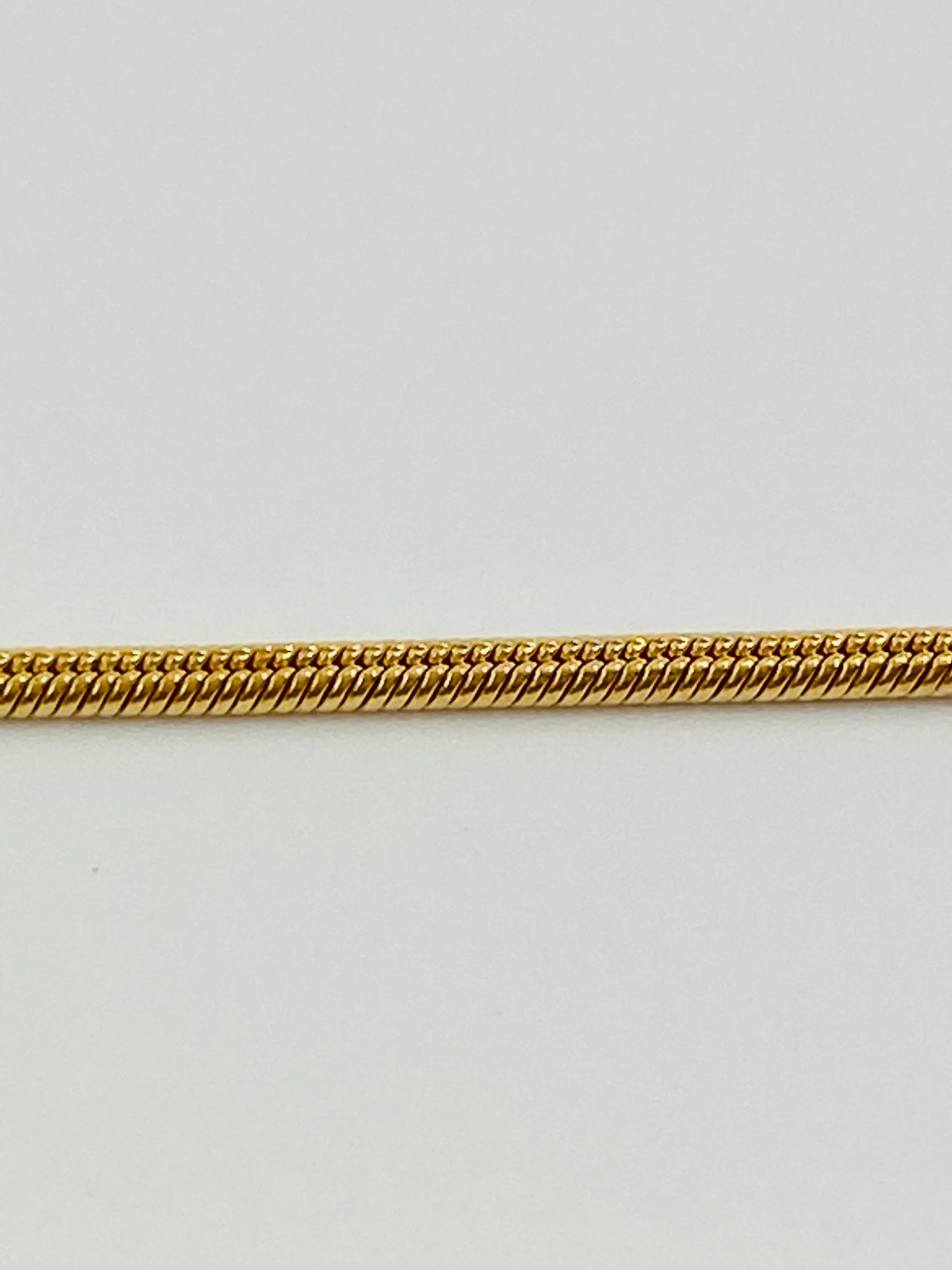 Snake 14KGF Chain SKU:S1.0MMS