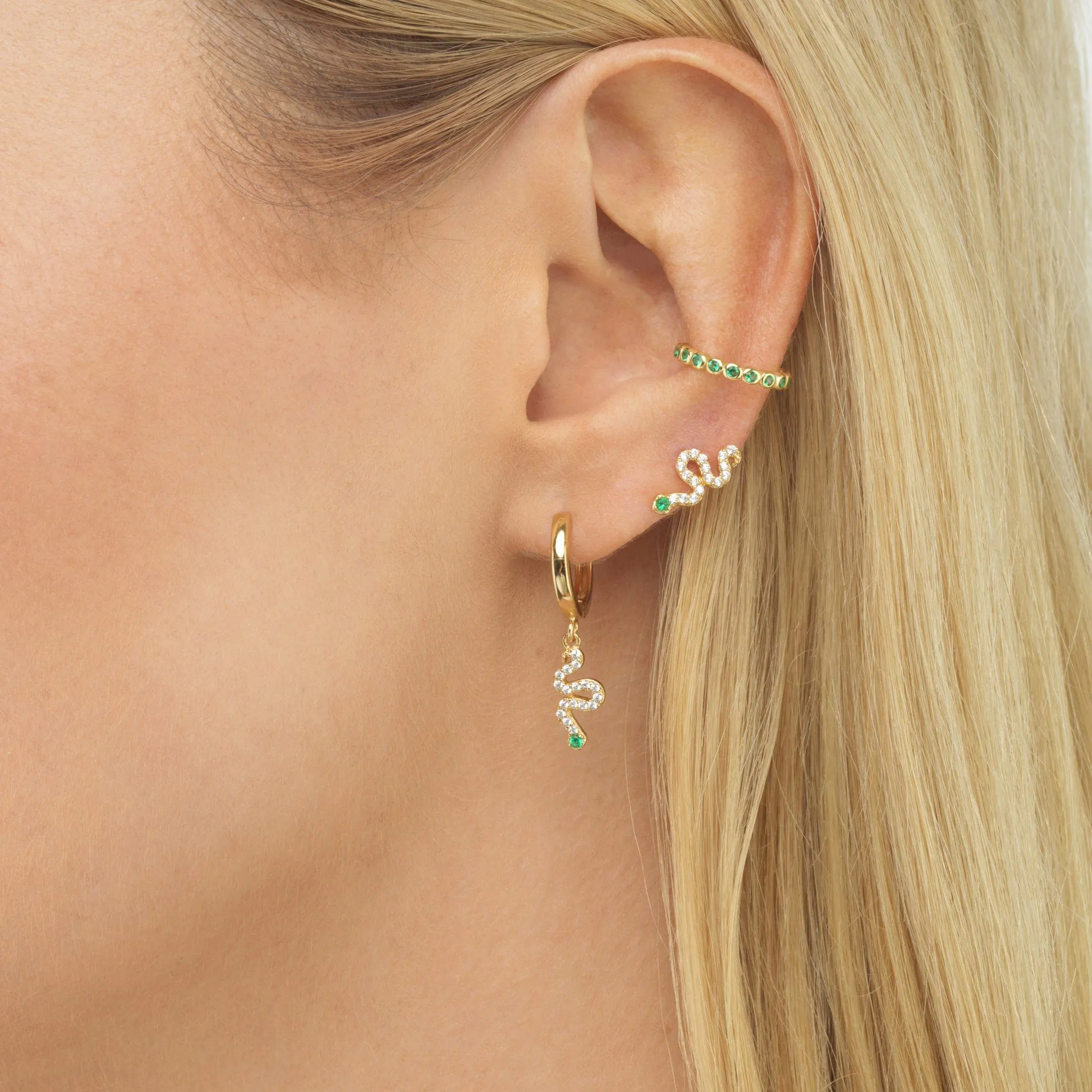 Snake Earring Combo Set