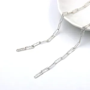 Sold by the Foot BULK 925 Sterling Silver Hammered Cable Chain Jewelry Making