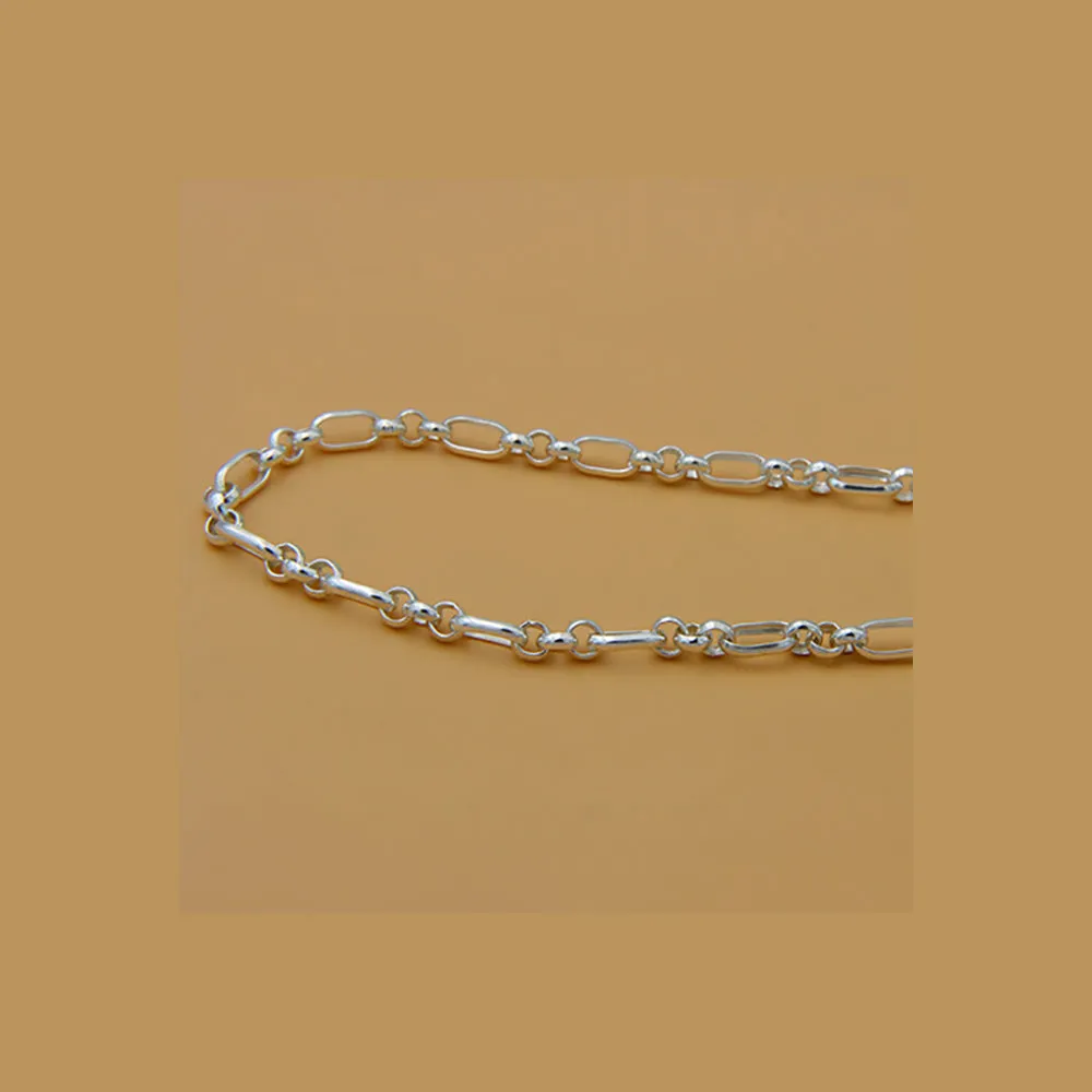 Sold by the Foot BULK 925 Sterling Silver Oval Link Cable Chain Jewelry Making