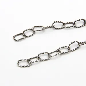 Sold by the Foot BULK Solid 925 Sterling Silver Oval Link Cable Chain Jewelry Making