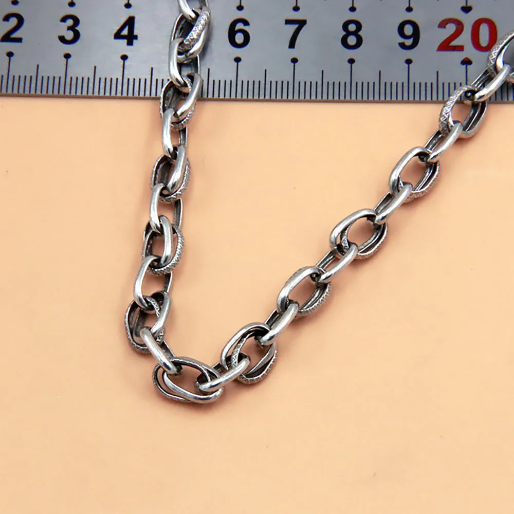 Sold by the Foot BULK Solid 925 Sterling Silver Oval Link Cable Jewelry Making