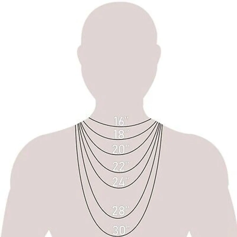 SOLID 14K YELLOW GOLD 20-22" ADJUSTABLE CABLE CHAIN