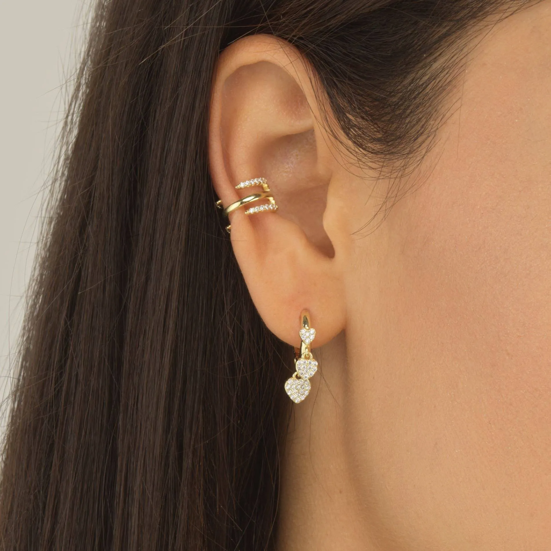 Solid / Pavé Ear Cuff