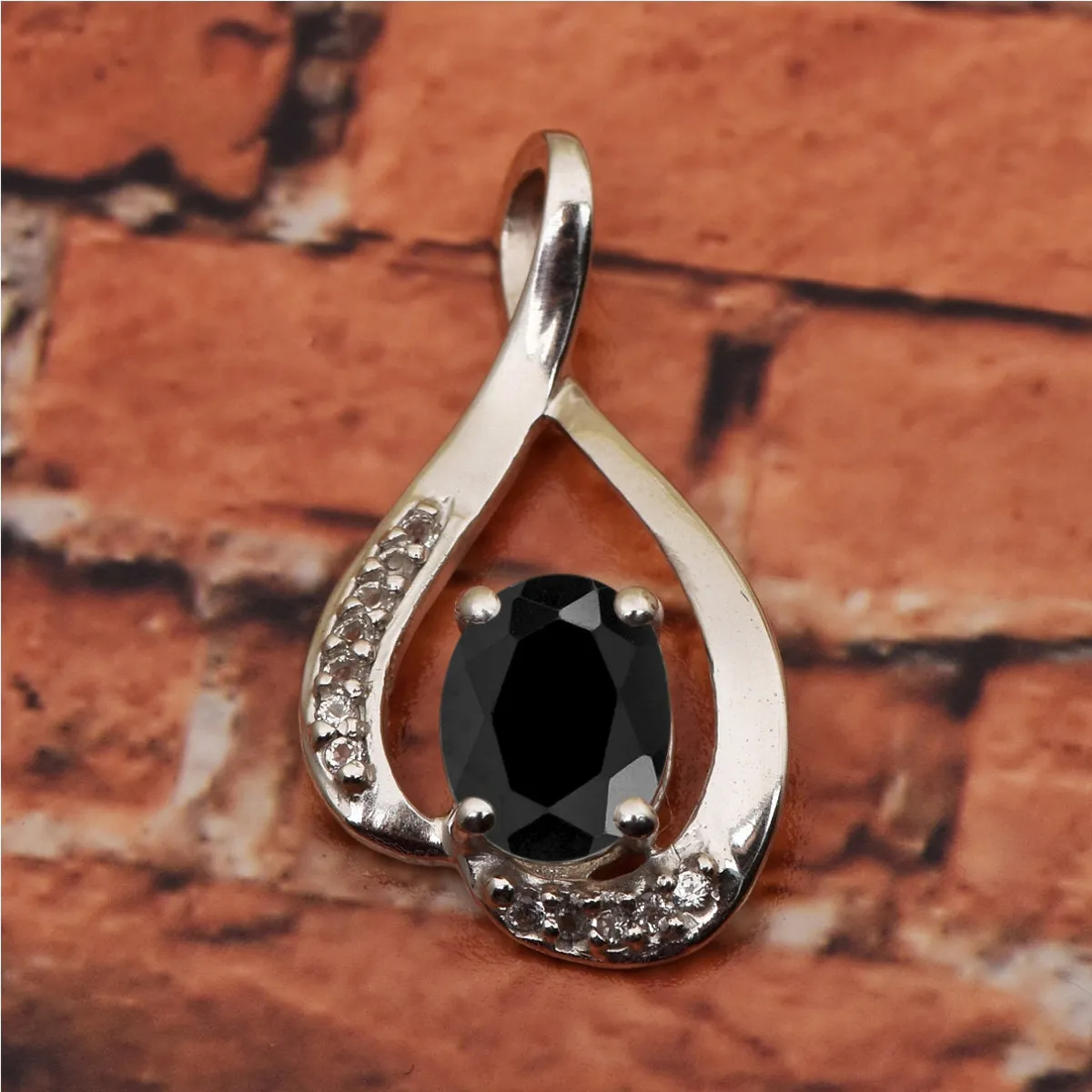 Solitaire Pendant in Multi Choice Gemstone Jewelry