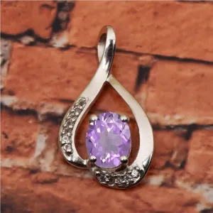 Solitaire Pendant in Multi Choice Gemstone Jewelry