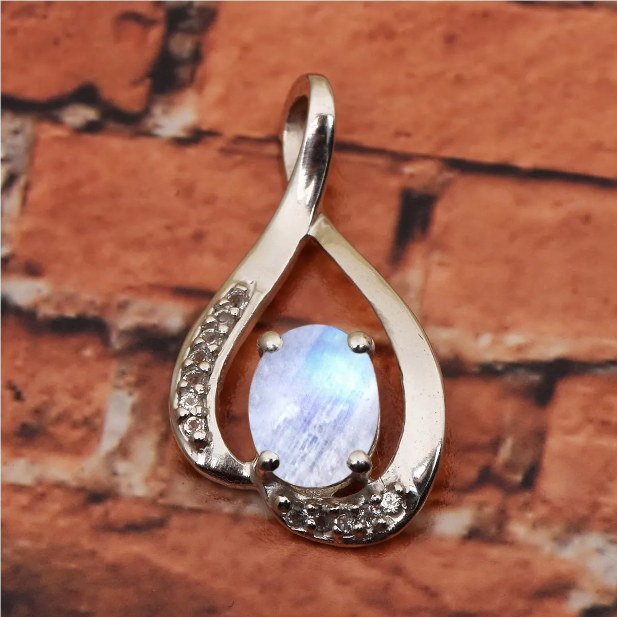 Solitaire Pendant in Multi Choice Gemstone Jewelry
