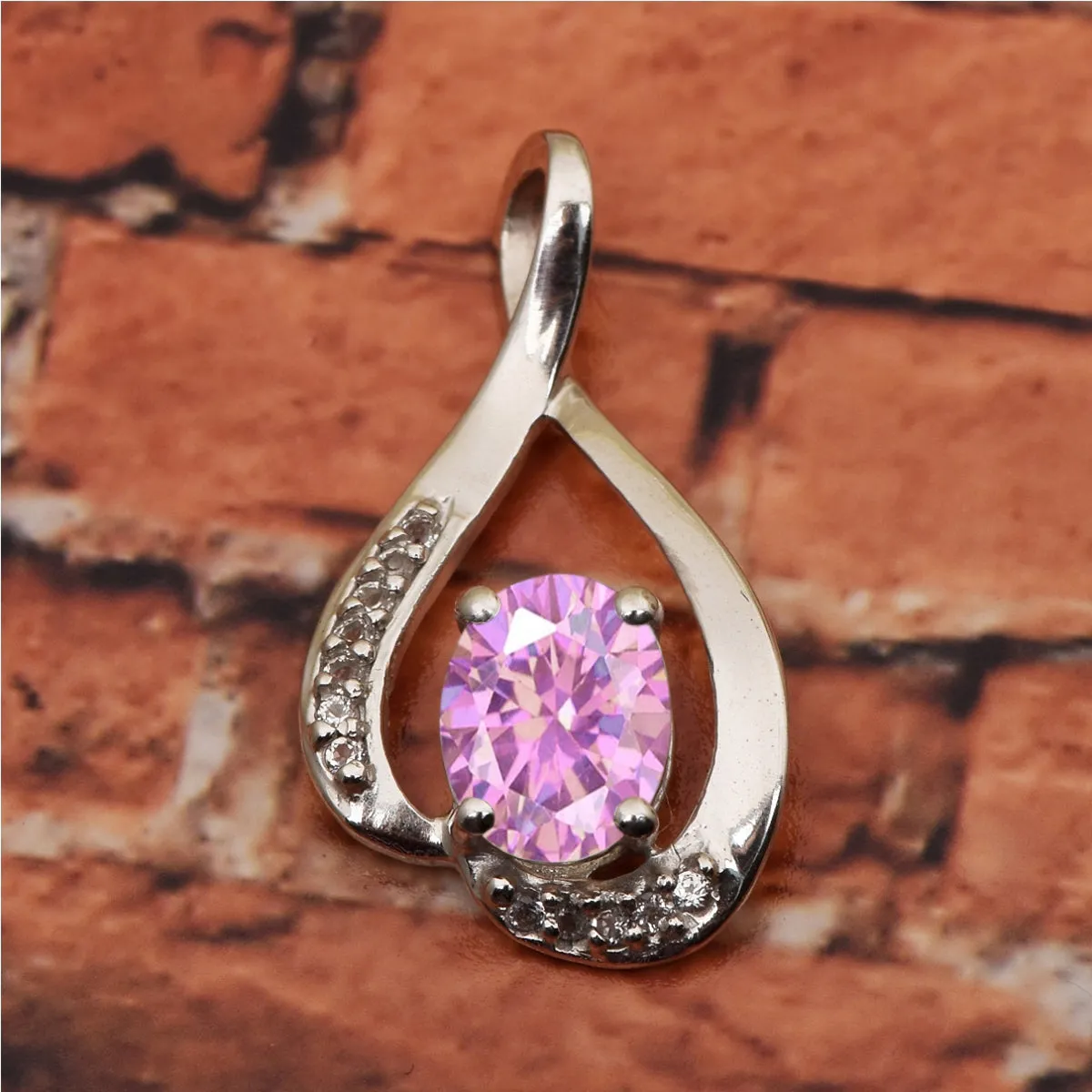 Solitaire Pendant in Multi Choice Gemstone Jewelry