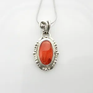 Southwestern Sterling Silver Spiny Oyster Pendant