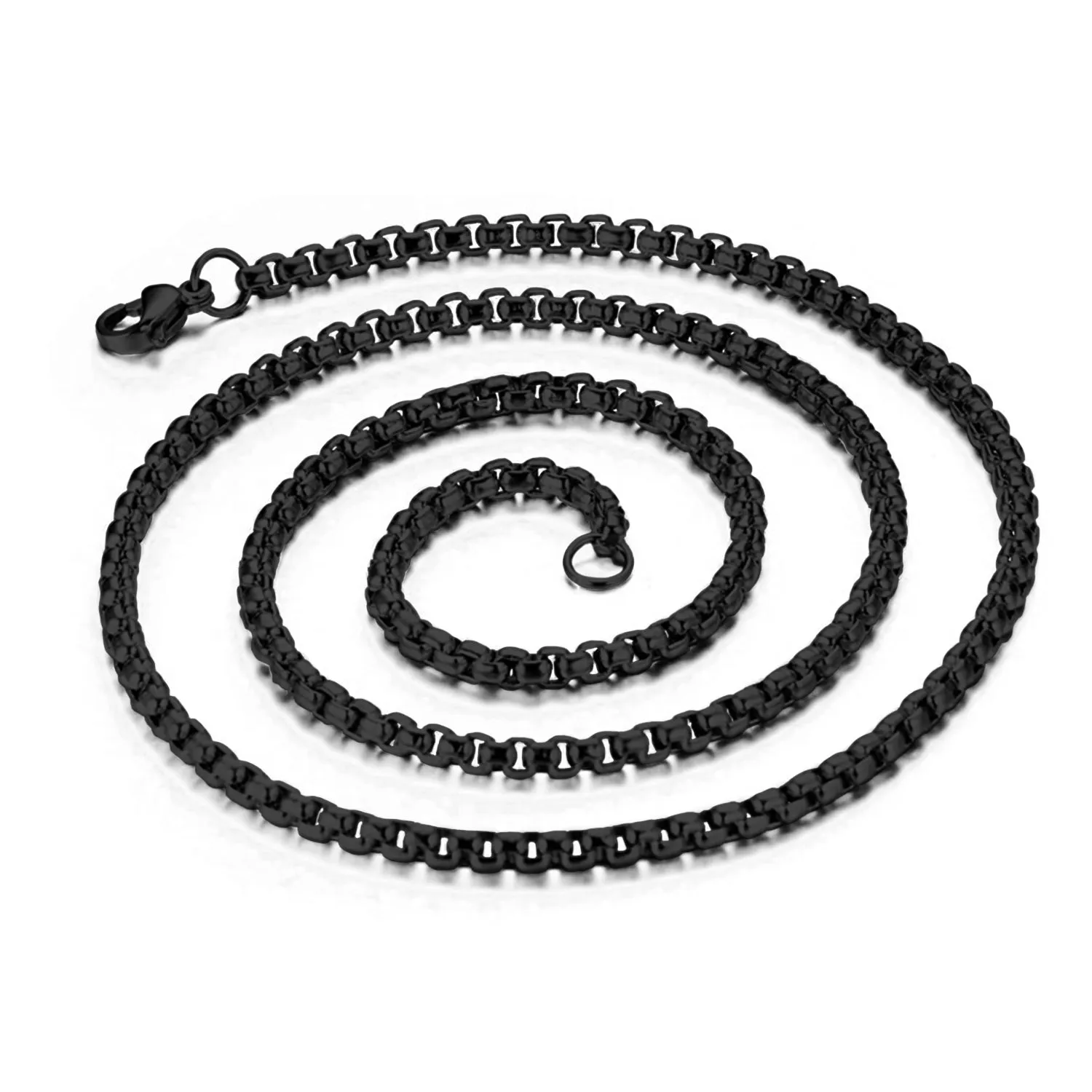 Stainless Steel Rabbit’s Foot Good Luck Charm Round Medallion Pendant