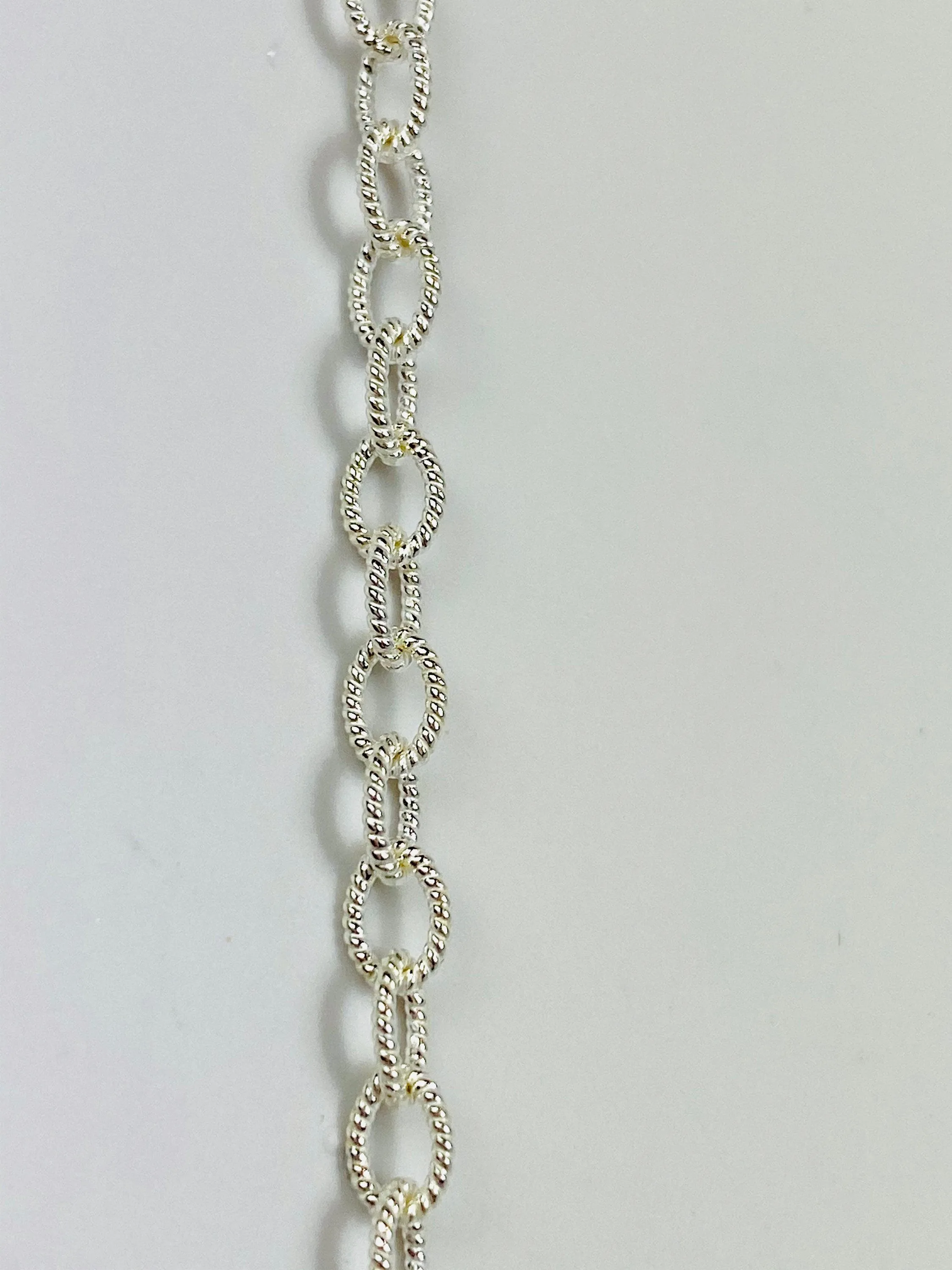 Sterling Silver 4.2mm Screw Wire Chain Sku# Sm417