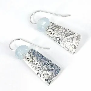 Sterling Silver and Aquamarine Earrings