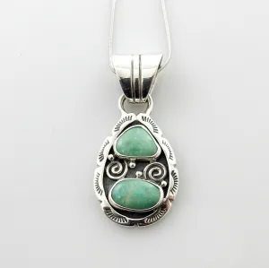 Sterling Silver Royston Turquoise Pendant