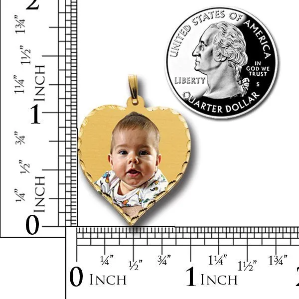 Stethoscope Heart Photo Pendant for Doctors or Nurses Jewelry