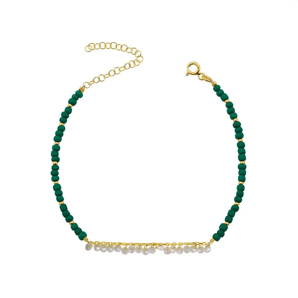 Stone & Crystal Anklets
