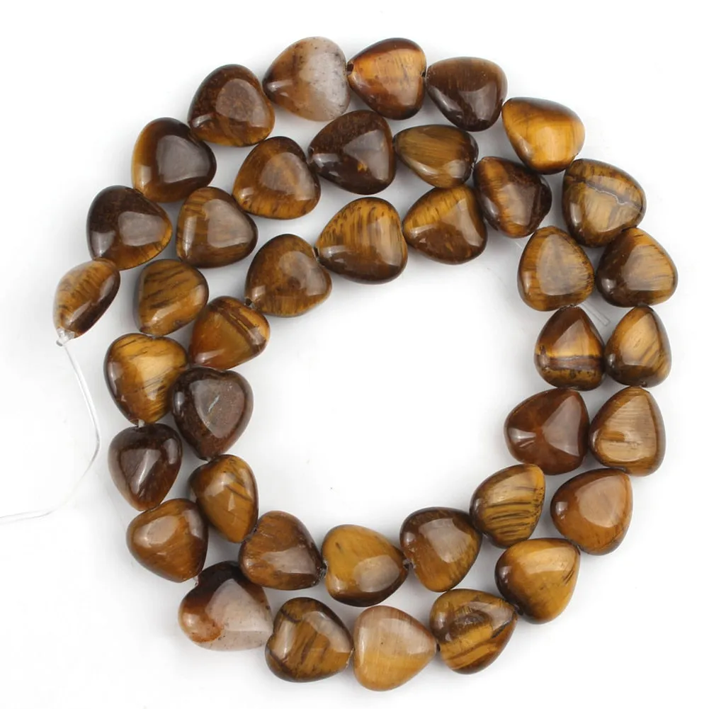 Stones Heart Shape Loose Beads Crystal Turquoise