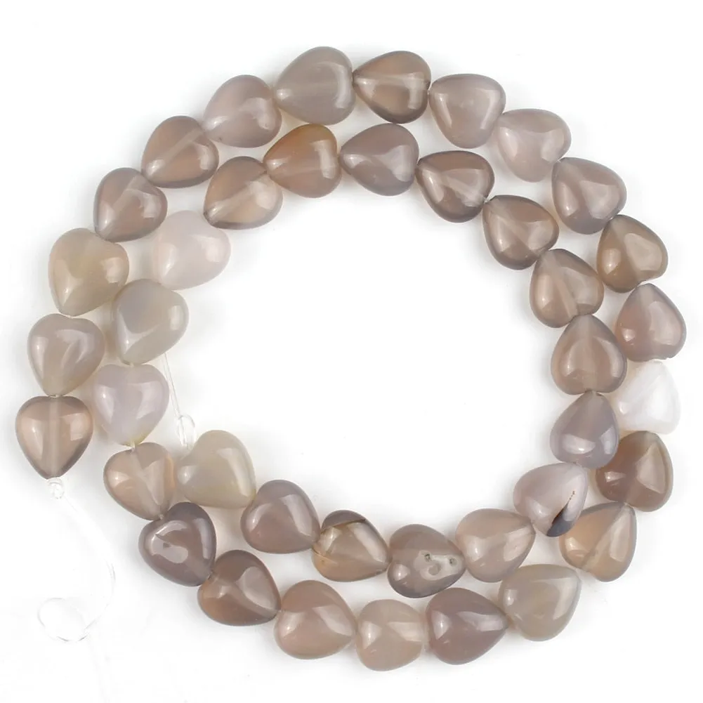 Stones Heart Shape Loose Beads Crystal Turquoise