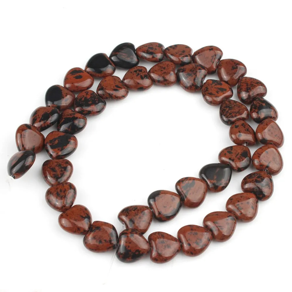 Stones Heart Shape Loose Beads Crystal Turquoise